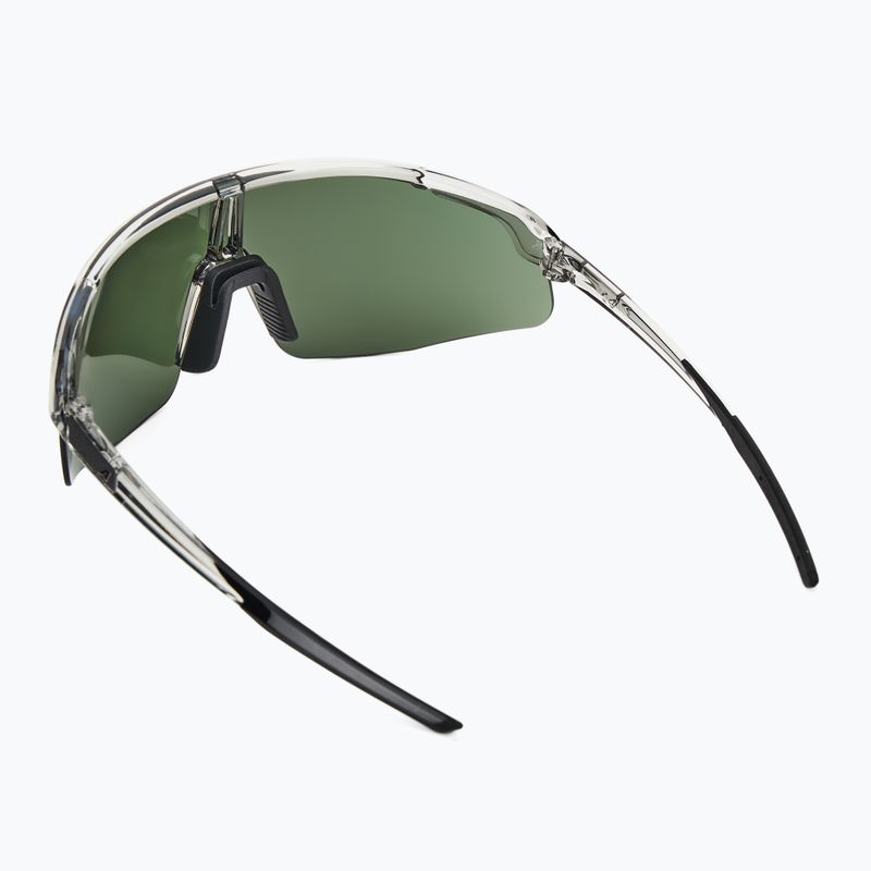 Slnečné okuliare Alpina Turbo Pro Q-Lite sivé transparentné lesklé/strieborné zrkadlové 2