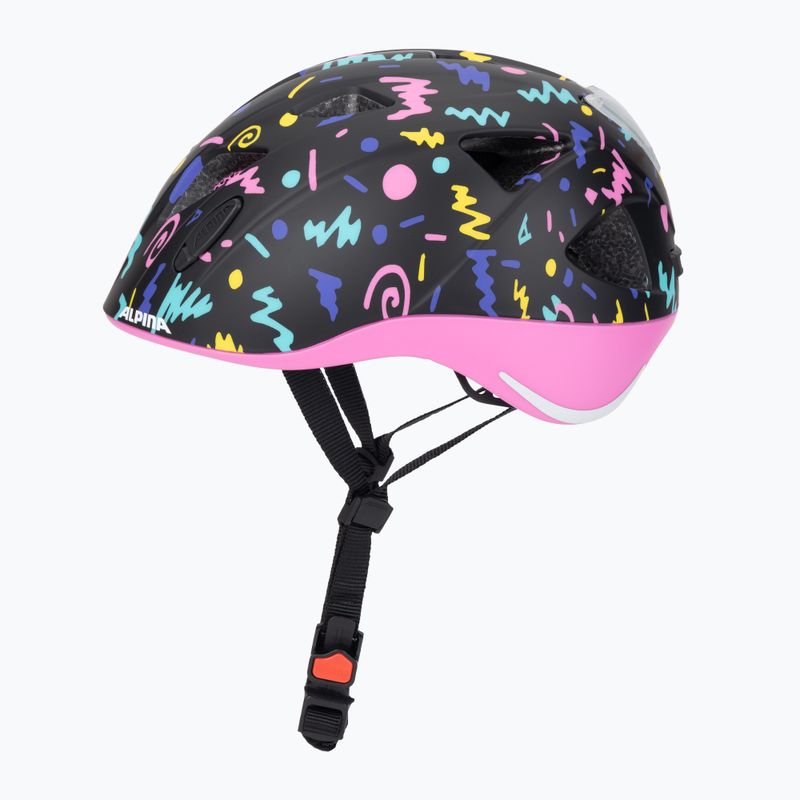 Detská cyklistická prilba Alpina Ximo Flash black confetti matt 3