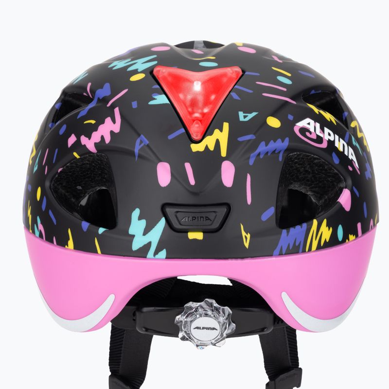 Detská cyklistická prilba Alpina Ximo Flash black confetti matt 8