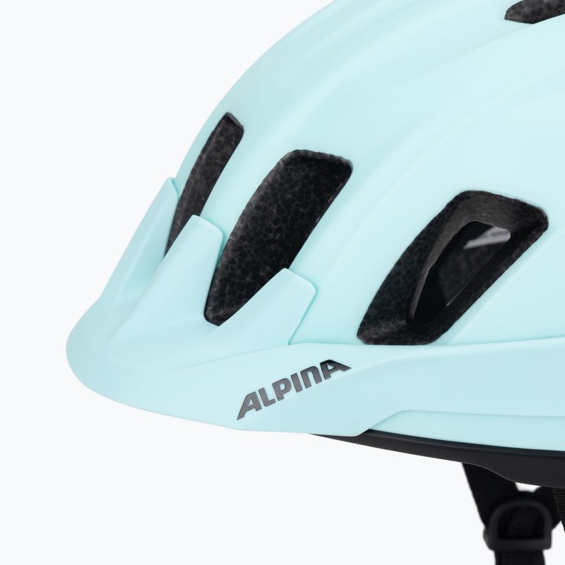 Cyklistická prilba Alpina Paranus pastelovo zelená matná 7