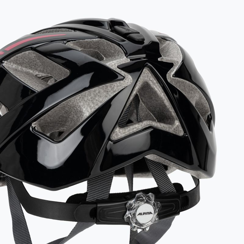 Cyklistická prilba Alpina Panoma 3.0 black/pink gloss 7
