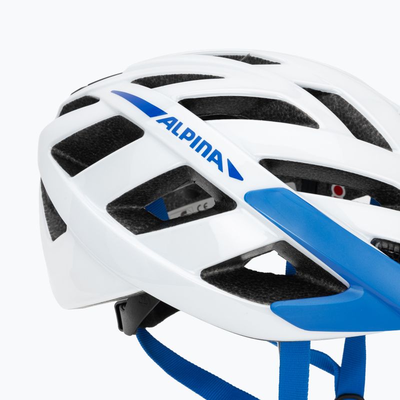 Cyklistická prilba Alpina Panoma 3.0 white/blue gloss 7