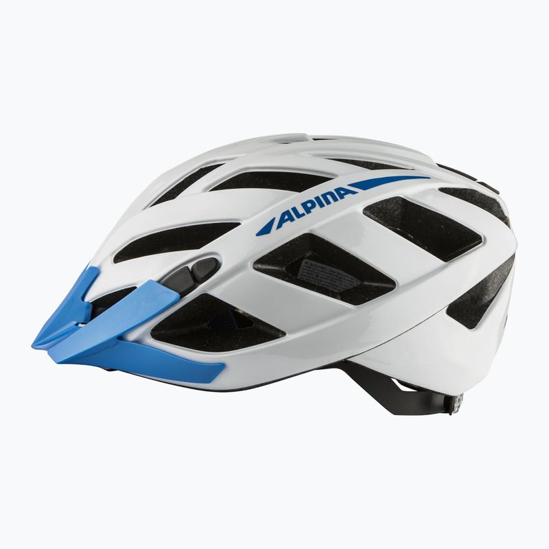 Cyklistická prilba Alpina Panoma 3.0 white/blue gloss 2