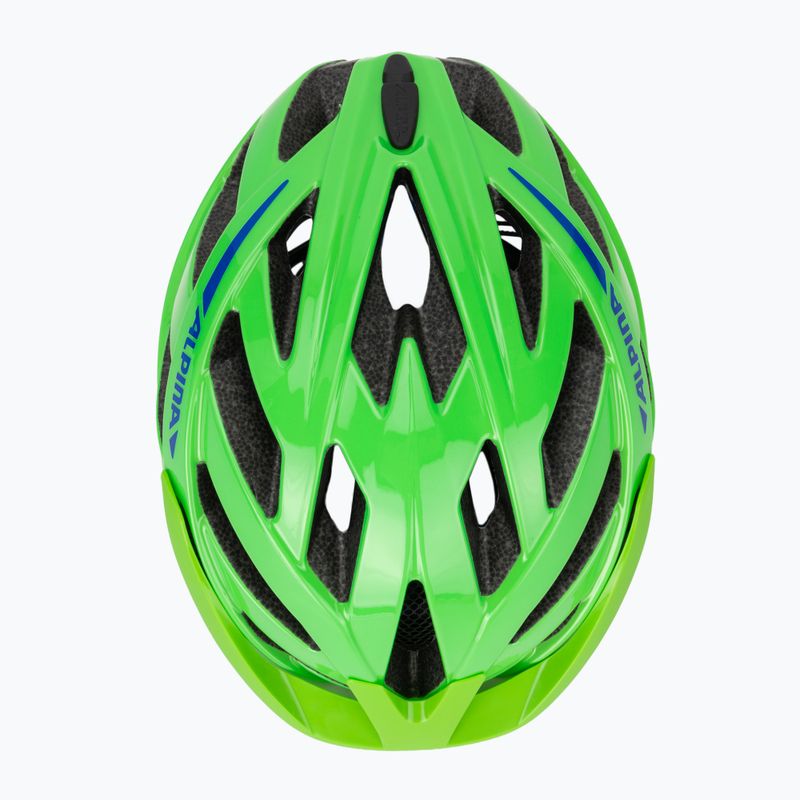 Cyklistická prilba Alpina Panoma 3.0 green/blue gloss 6