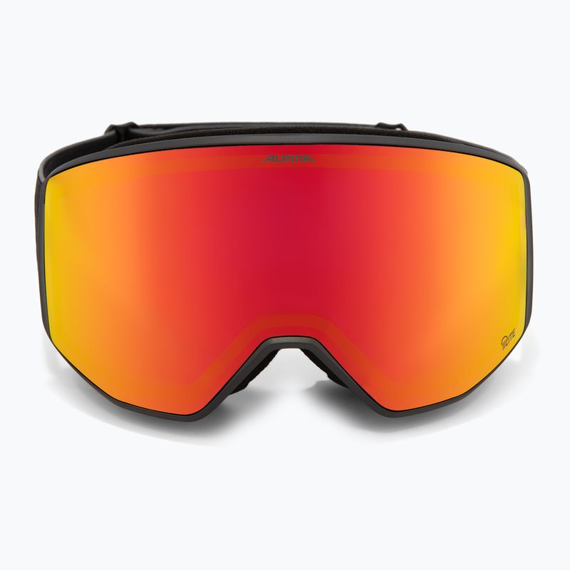 Lyžiarske okuliare Alpina Venet Q-Lite black matt/red 2