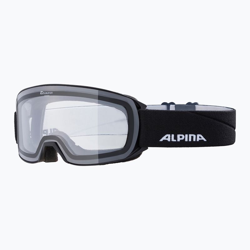 Lyžiarske okuliare Alpina Nakiska black matte/clear