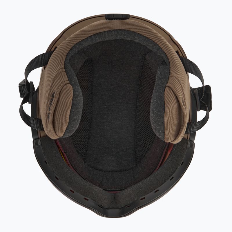 Lyžiarska prilba Alpina Oro QV Mips sepia metallic 5