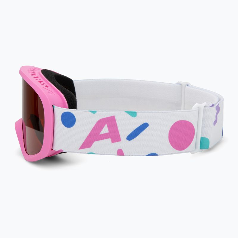 Detské lyžiarske okuliare Alpina Piney 2.0 rose matte/orange 4