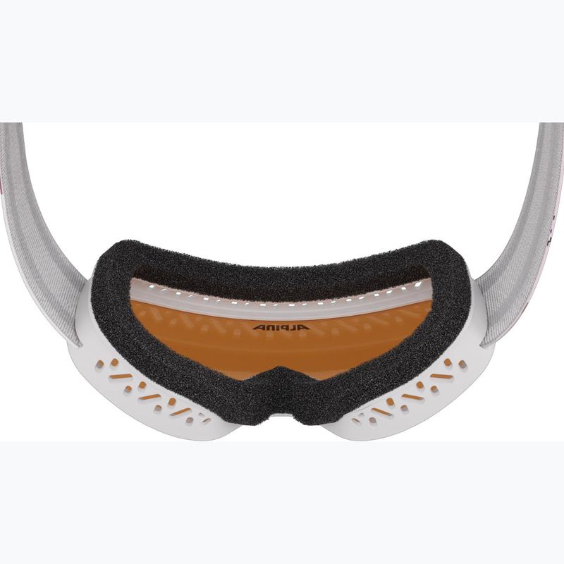 Detské lyžiarske okuliare Alpina Piney 2.0 white/rose matt/orange 6