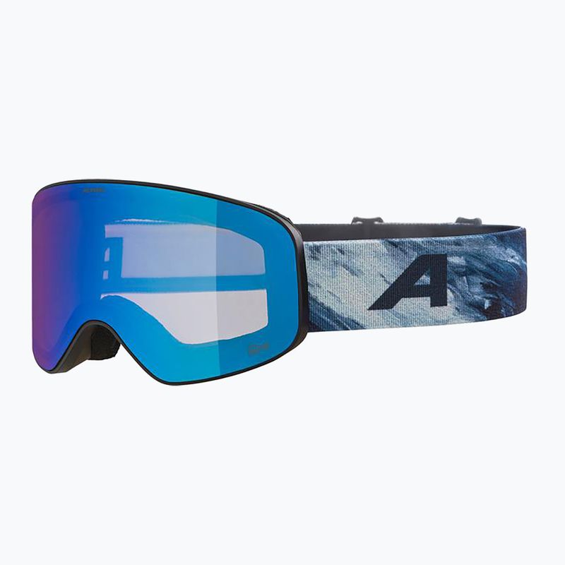 Detské lyžiarske okuliare Alpina Fernie Q-Lite black/blue matt