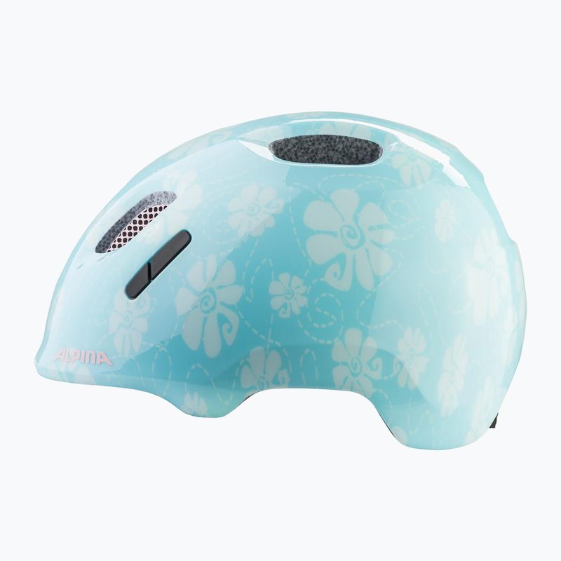 Detská cyklistická prilba Alpina Ximo 2 Jr aqua rose flower gloss 2