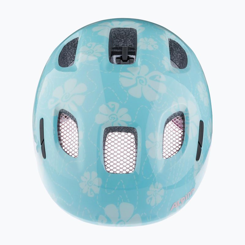 Detská cyklistická prilba Alpina Ximo 2 Jr aqua rose flower gloss 4