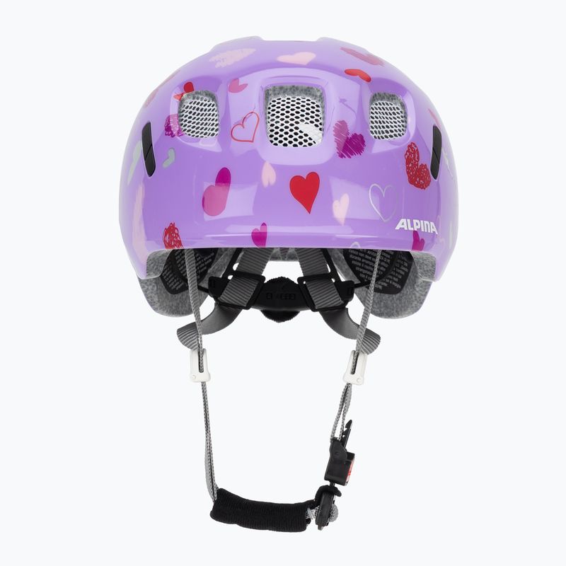 Detská cyklistická prilba Alpina Ximo 2 Jr purple hearts gloss 2
