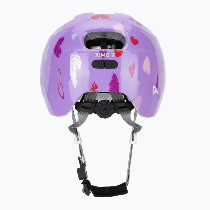 Detská cyklistická prilba Alpina Ximo 2 Jr purple hearts gloss 4