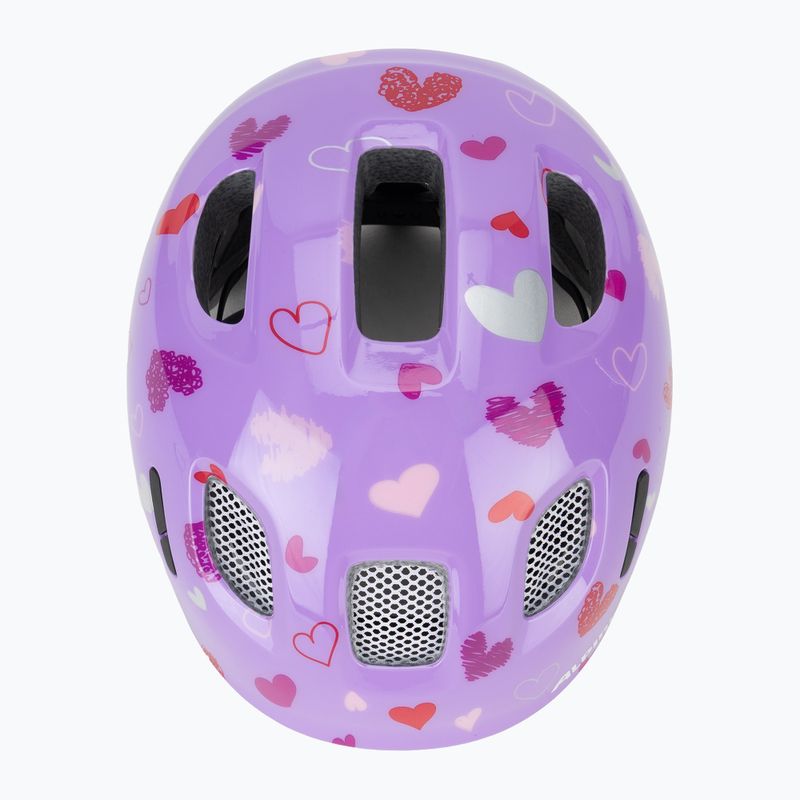 Detská cyklistická prilba Alpina Ximo 2 Jr purple hearts gloss 6