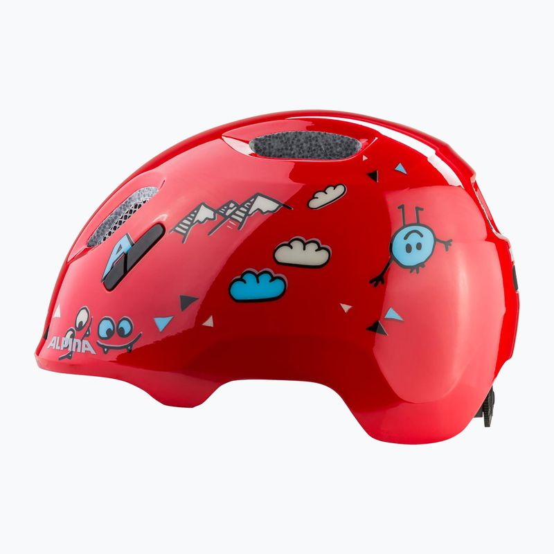 Detská cyklistická prilba Alpina Ximo 2 Jr red smile gloss 2