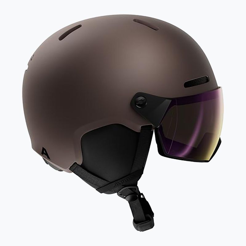 Lyžiarska prilba Alpina Arber 2 Visor Q-Lite ox brown matt 2