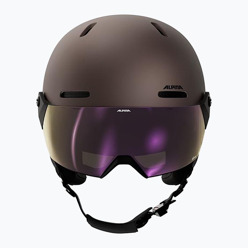 Lyžiarska prilba Alpina Arber 2 Visor Q-Lite ox brown matt 3