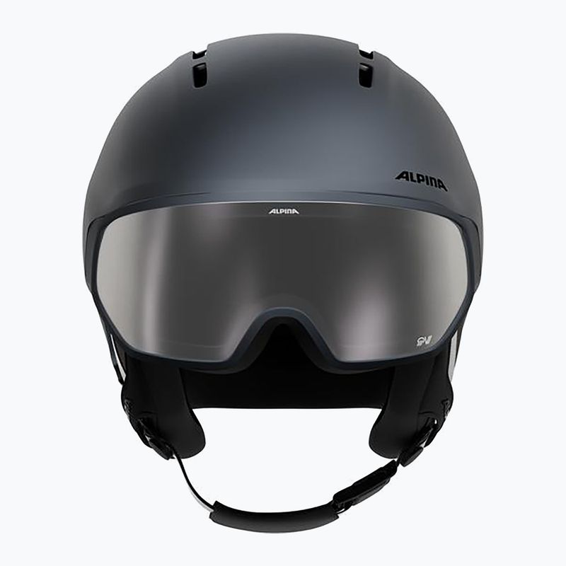 Lyžiarska prilba Alpina Vizzard QV MIPS midnight grey matt 3