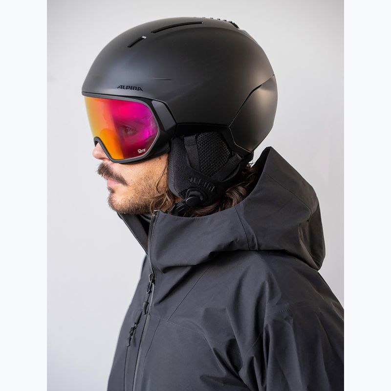 Lyžiarska prilba Alpina Vizzard Q-Lite black matte 6