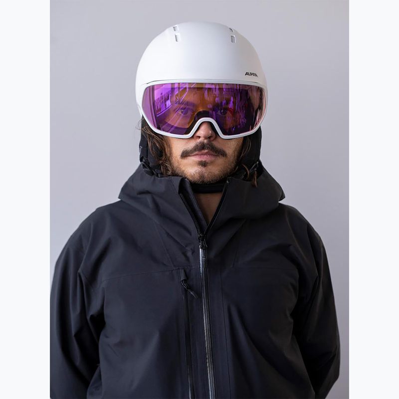 Lyžiarska prilba Alpina Vizzard Q-Lite white matt 5