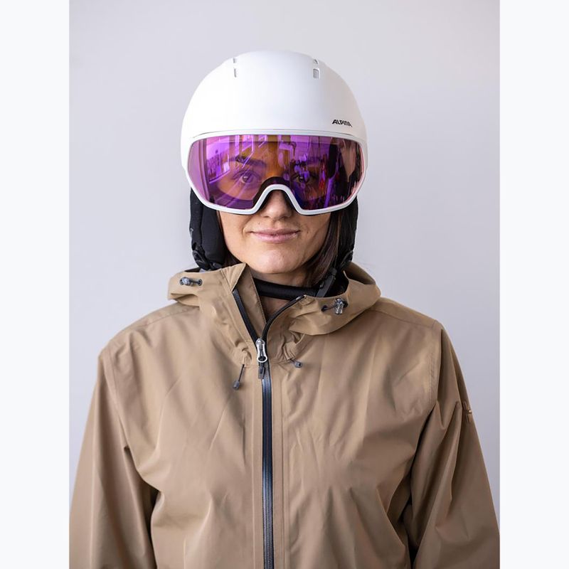 Lyžiarska prilba Alpina Vizzard Q-Lite white matt 7