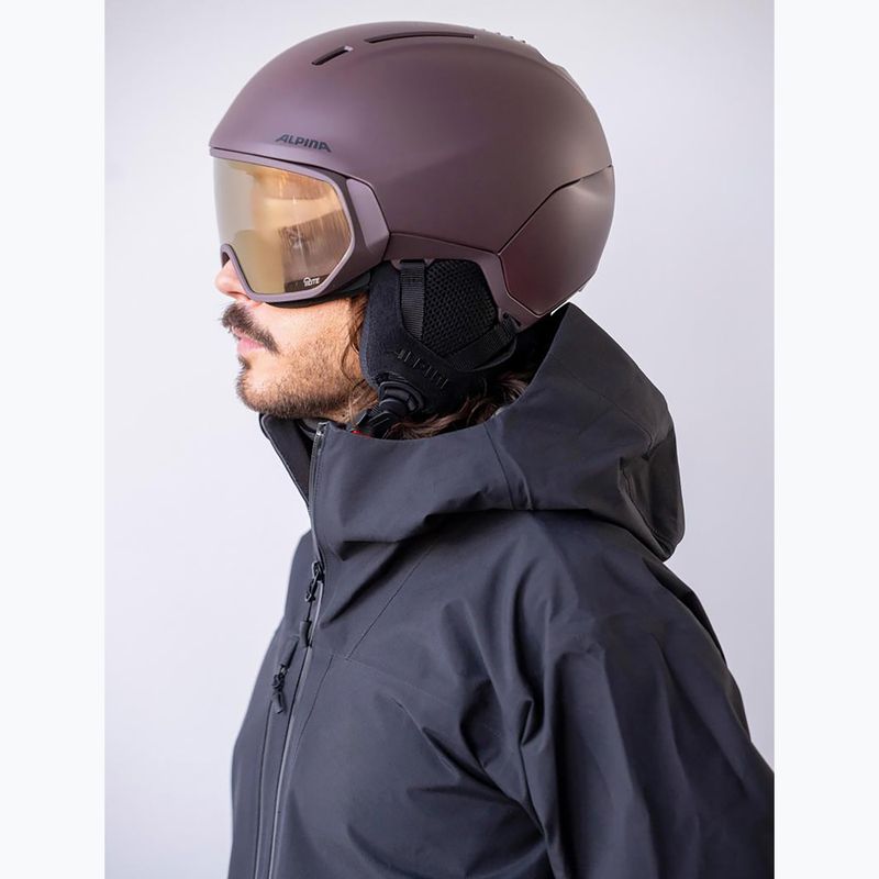 Lyžiarska prilba Alpina Vizzard Q-Lite ox brown att 6