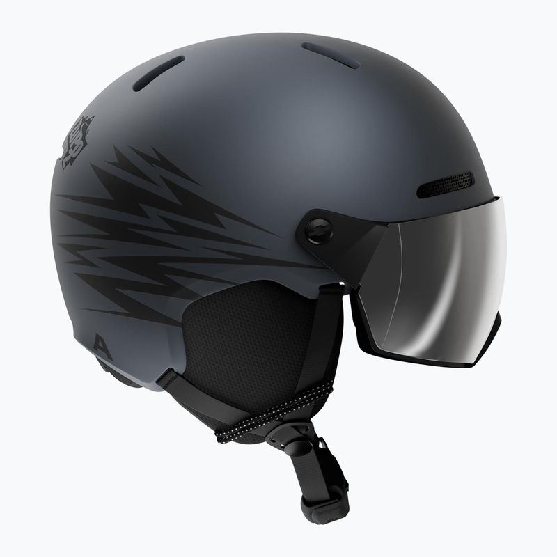 Detská lyžiarska prilba Alpina Zupo 2 Visor Q-Lite midnight grey 2