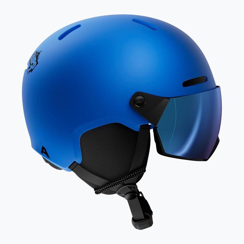 Detská lyžiarska prilba Alpina Zupo 2 Visor Q-Lite blue matt 2