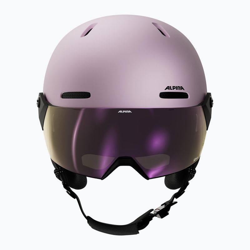 Detská lyžiarska prilba Alpina Zupo 2 Visor Q-Lite rose matt 3