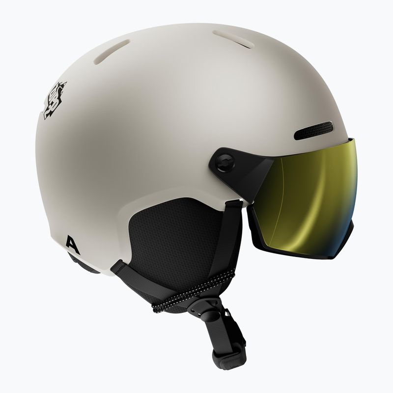 Detská lyžiarska prilba Alpina Zupo 2 Visor Q-Lite sand matt 2