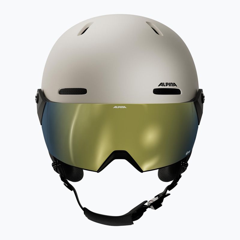 Detská lyžiarska prilba Alpina Zupo 2 Visor Q-Lite sand matt 3