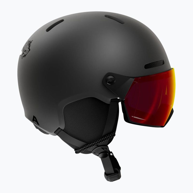 Detská lyžiarska prilba Alpina Zupo 2 Visor Q-Lite black matte 2