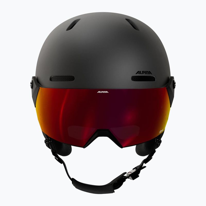 Detská lyžiarska prilba Alpina Zupo 2 Visor Q-Lite black matte 3