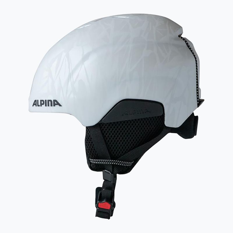 Detská lyžiarska prilba Alpina Pizi white camo 2