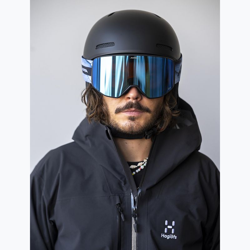 Lyžiarske okuliare Alpina Venet M Q-Lite  black/blue matt 4