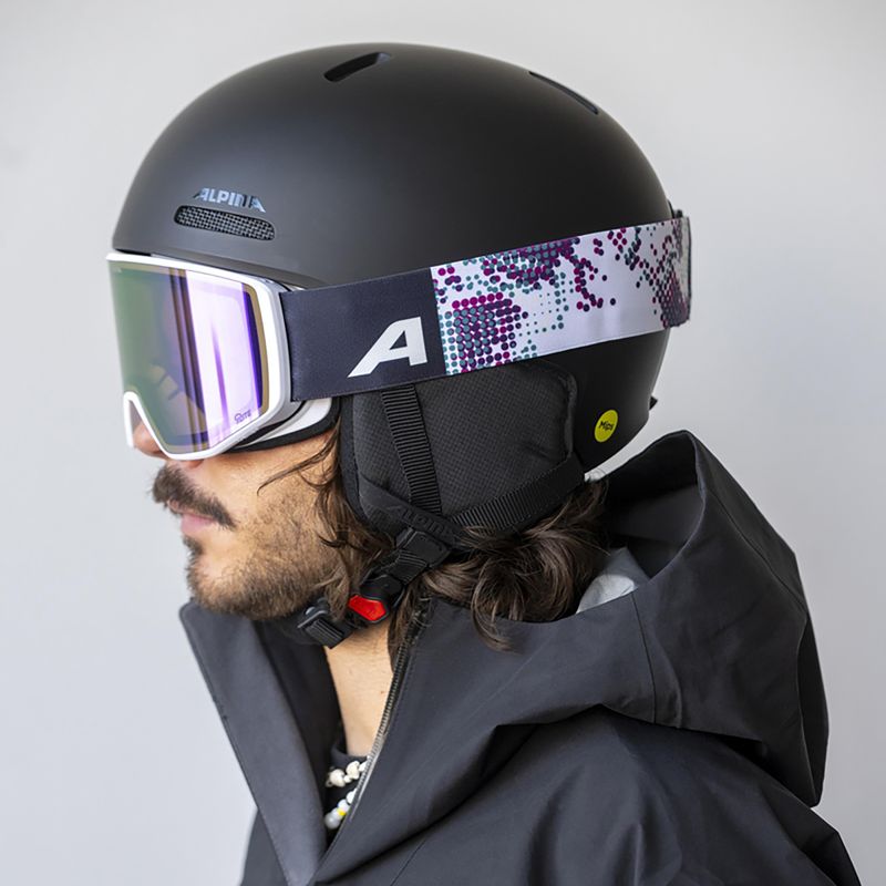 Lyžiarske okuliare Alpina Venet M Q-Lite  white/lilac matt 5