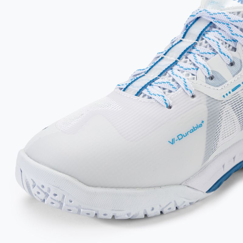 Pánska bedmintonová obuv VICTOR S82III AF white/myconos blue 8