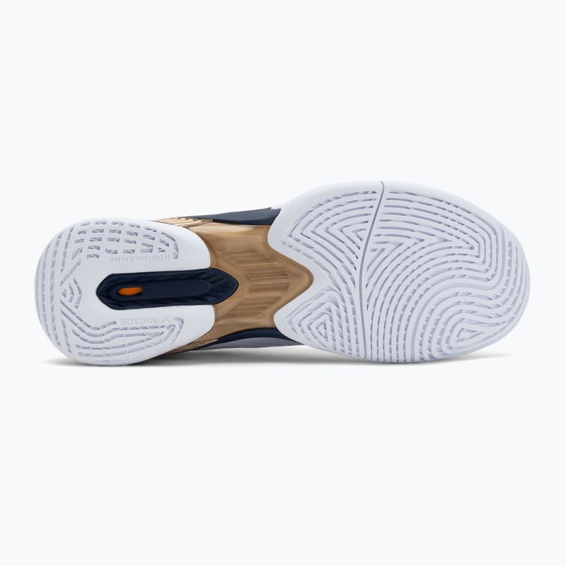 Pánske bedmintonové topánky VICTOR A970TD AX bright white/light gold 4