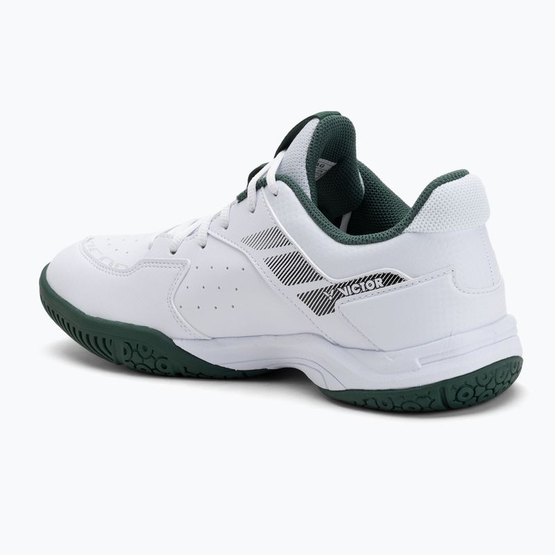 Pánske bedmintonové topánky VICTOR P8500CLS AG bright white/hunter green 3