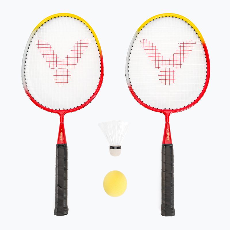Detská bedmintonová súprava VICFUN Mini Badminton červená/žltá