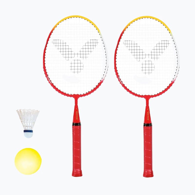 Detská bedmintonová súprava VICFUN Mini Badminton červená/žltá 7