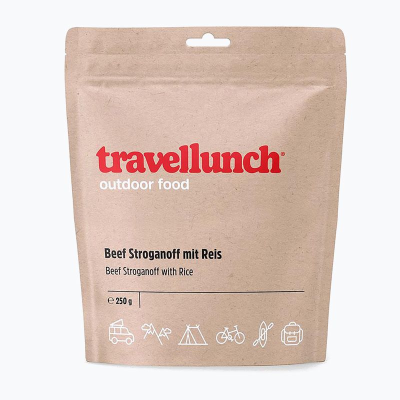Travellunch lyofilizované potraviny Stroganof s hovädzím mäsom a ryžou 250 g