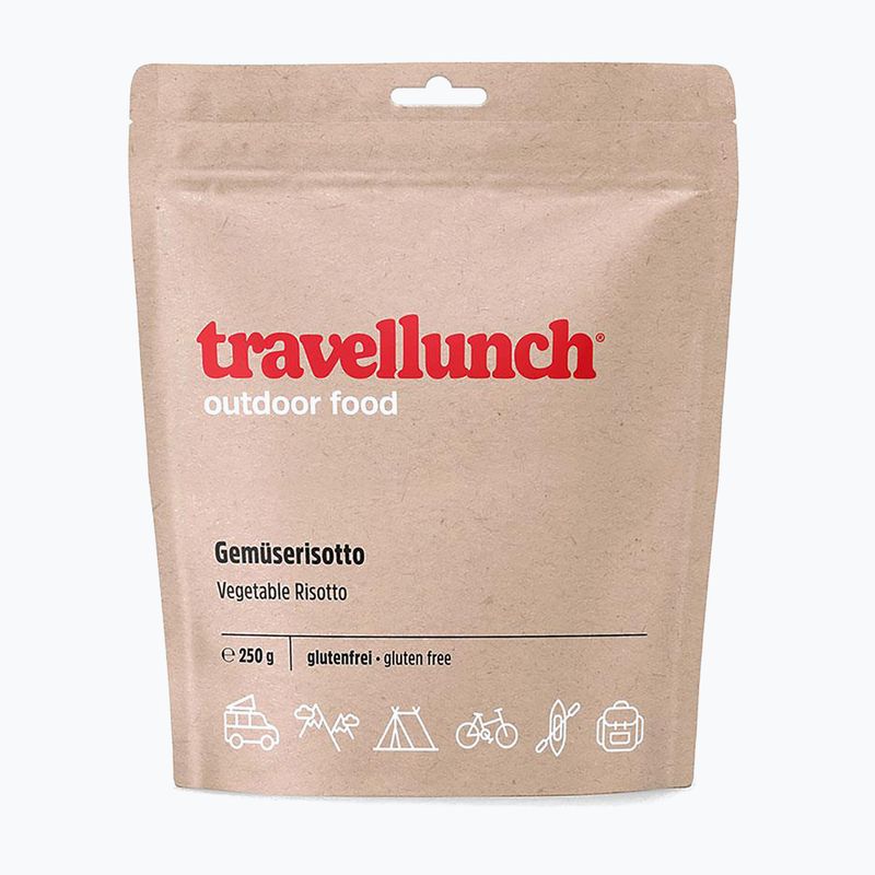Mrazom sušené potraviny travellunch Rizoto bez lepku so zeleninou a hubami 250 g