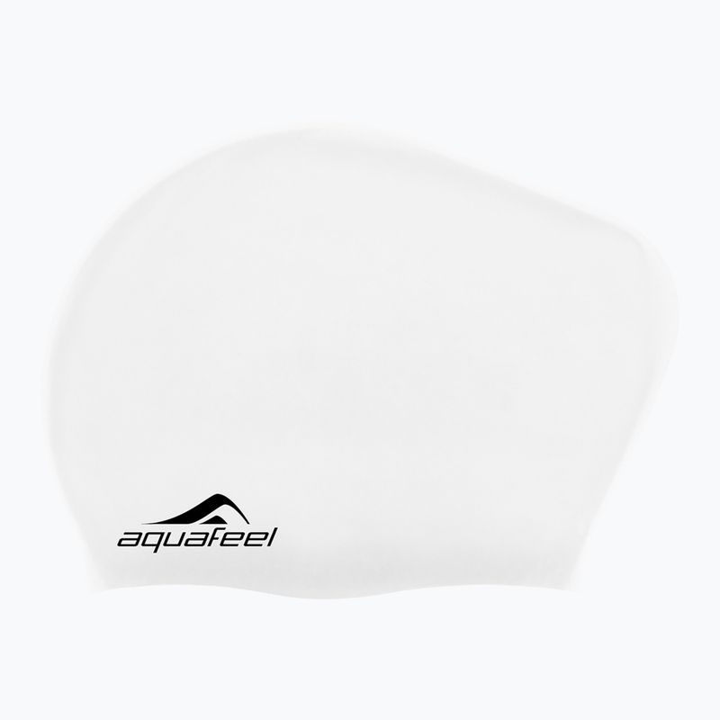 Plavecká čiapka aquaFeel Long Hair white