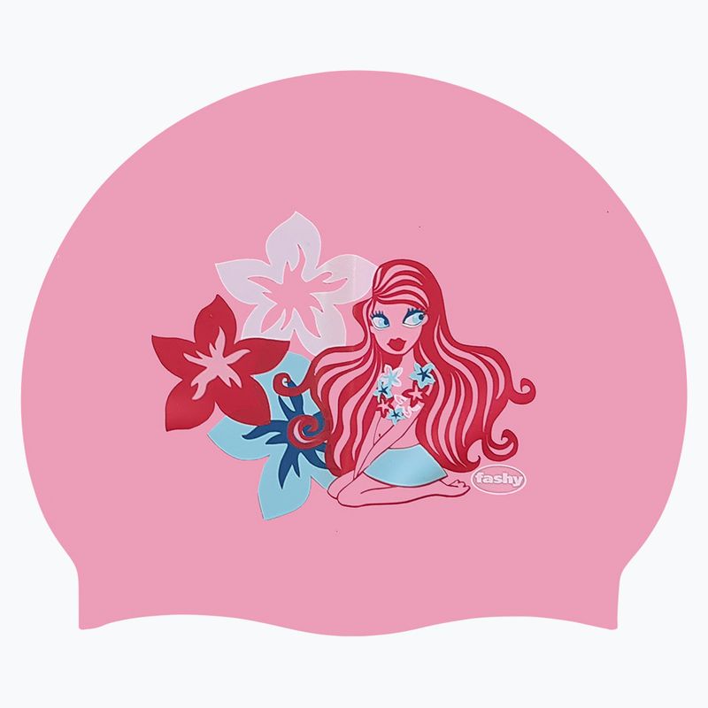 Fashy detská plavecká čiapka 3047 Printed pink 2