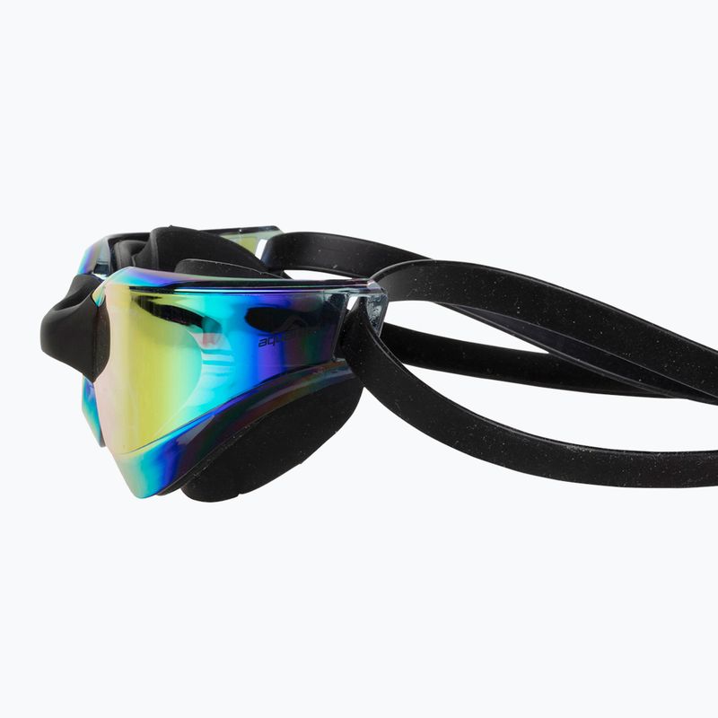 Plavecké okuliare aquaFeel Ultra Cut Mirror black/rainbow 2