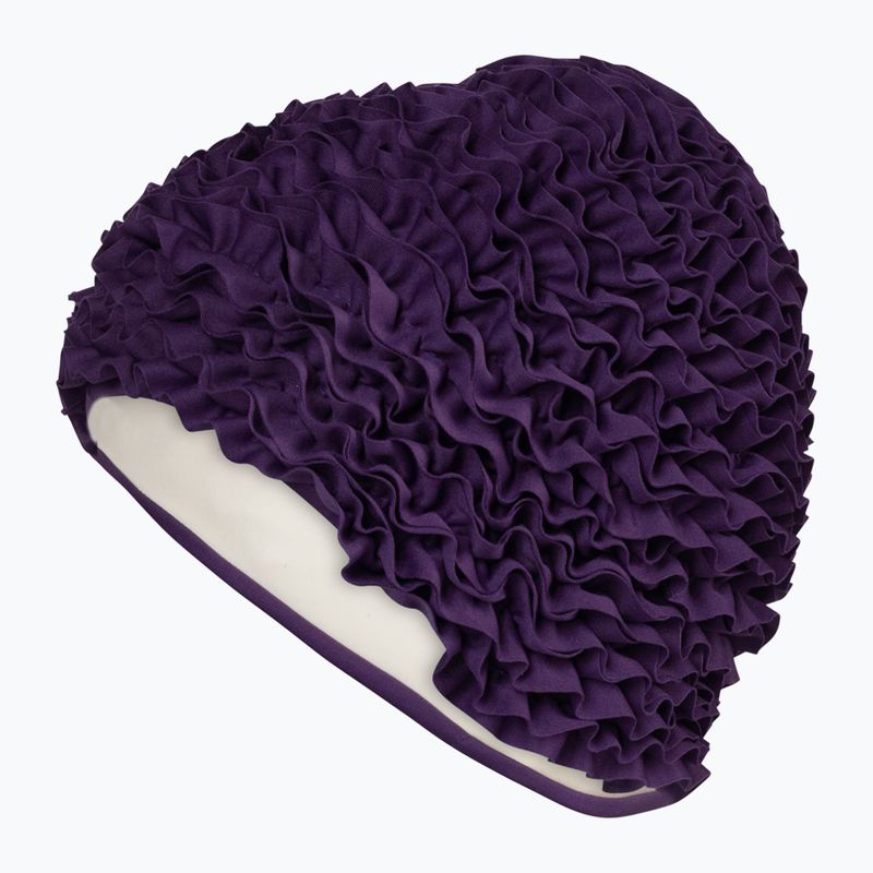 Dámska plavecká čiapka Fashy Exclusive Frill purple