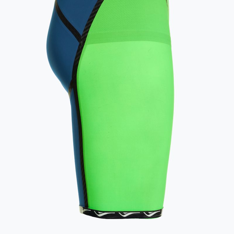 Dámske jednodielne plavky aquaFeel Neck to Knee Speedblue neon green 4
