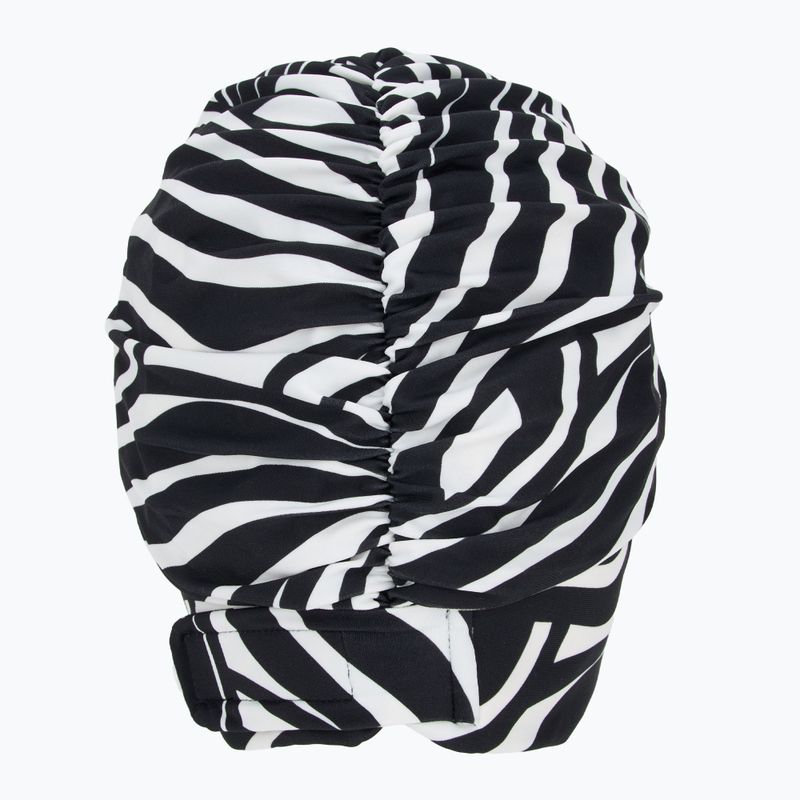 Dámska plavecká čiapka Fashy Exclusive black/white 2